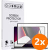 GO SOLID! screenprotector voor MacBook Pro 16,2-inch gehard glas - Duopack
