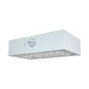 V-TAC VT-403-W wandlamp op zonne-energie - Sensor - IP65 - Witte behuizing - 3 Watt - 350 Lumen - 4000K+3000K