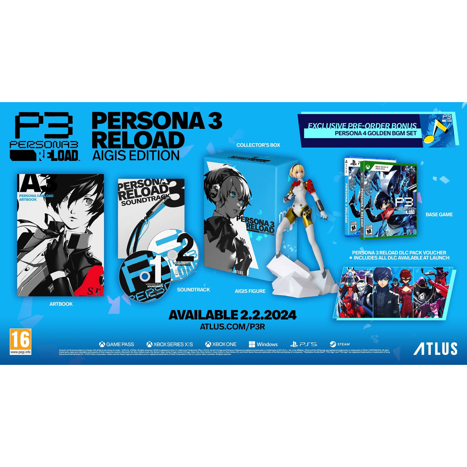 Persona 3 Reload Aigis Collector's Edition Xbox One & Series X