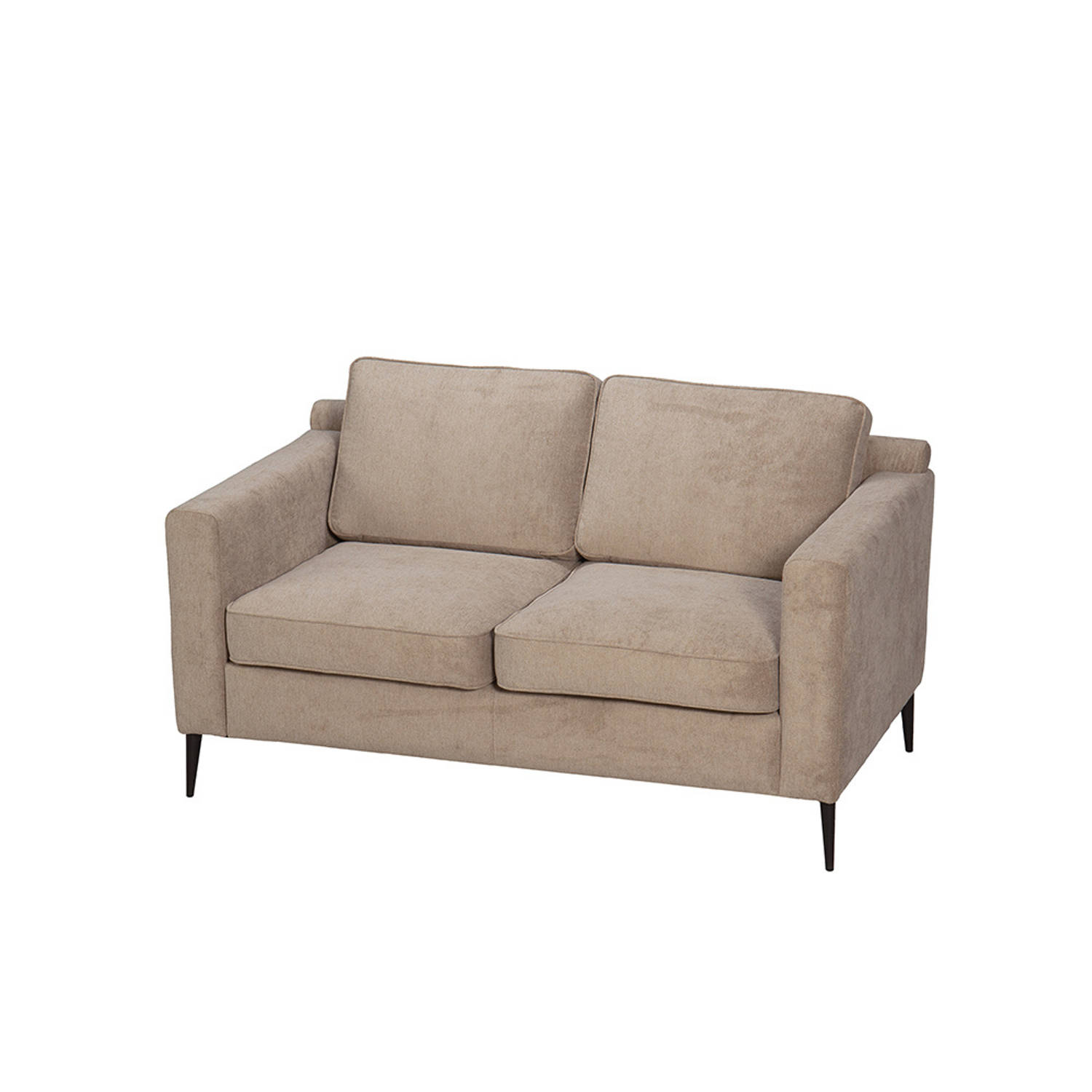 Bronx71® Scandinavische bank 2-zits Orlando stof gemêleerd taupe