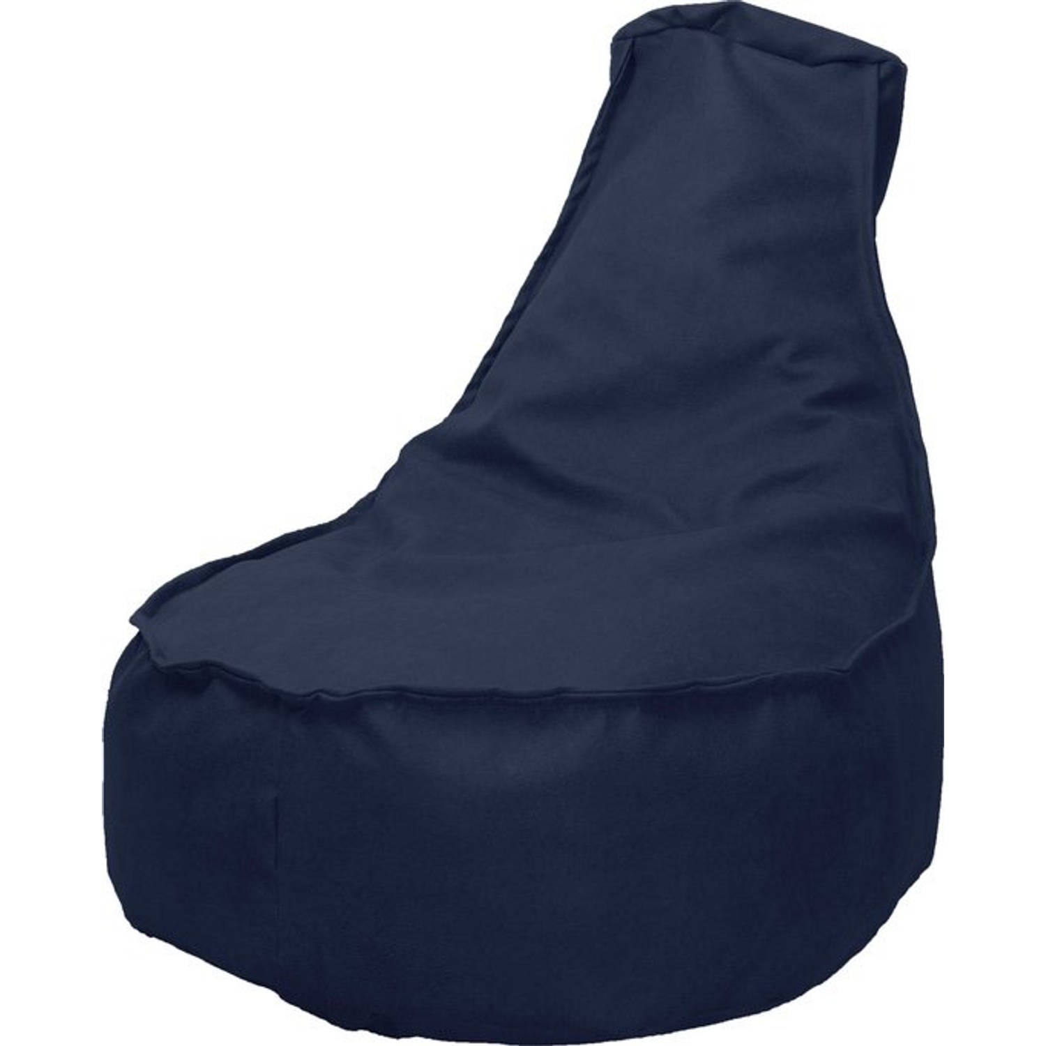 Drop & Sit Leatherlook Stoel Noa Junior – Donkerblauw – 85 x 100 cm