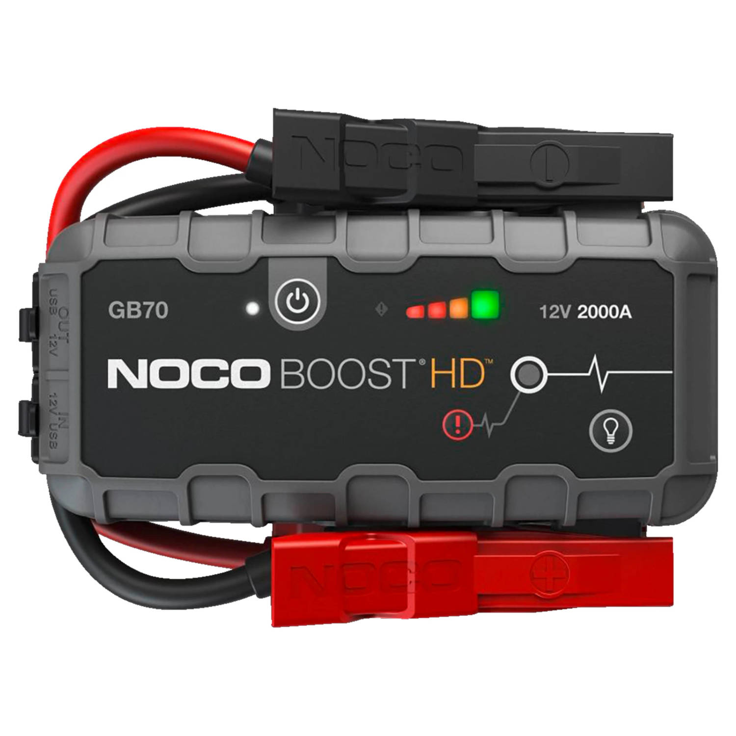 NOCO HD 2000A Lithium Jump Starter GB70 Snelstartsysteem Starthulpstroom: 2000 A