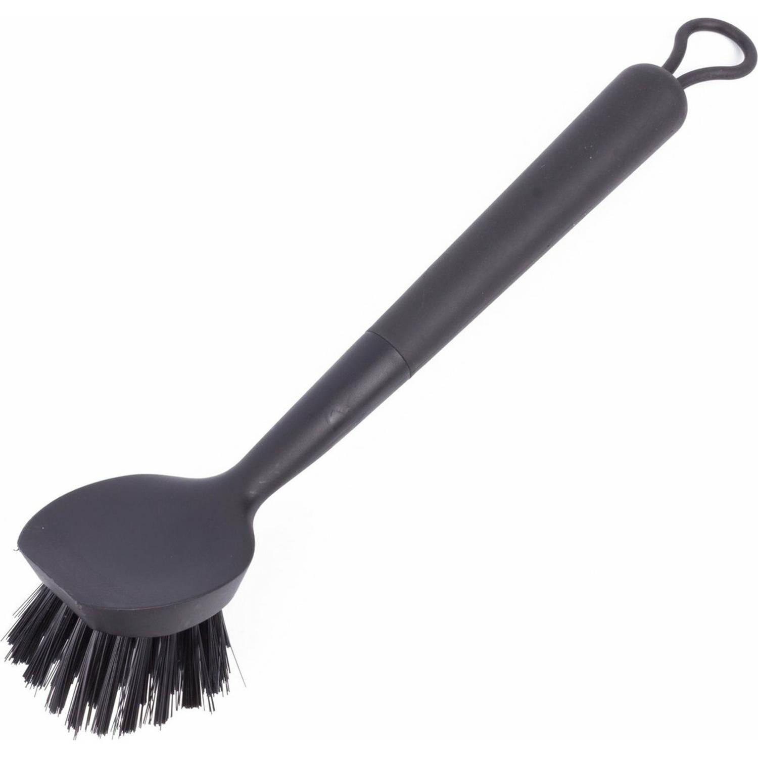 Benson Afwasborstel -  kunststof zwart met ophang lus afwasborstels-afwas borstel Afwasborstel