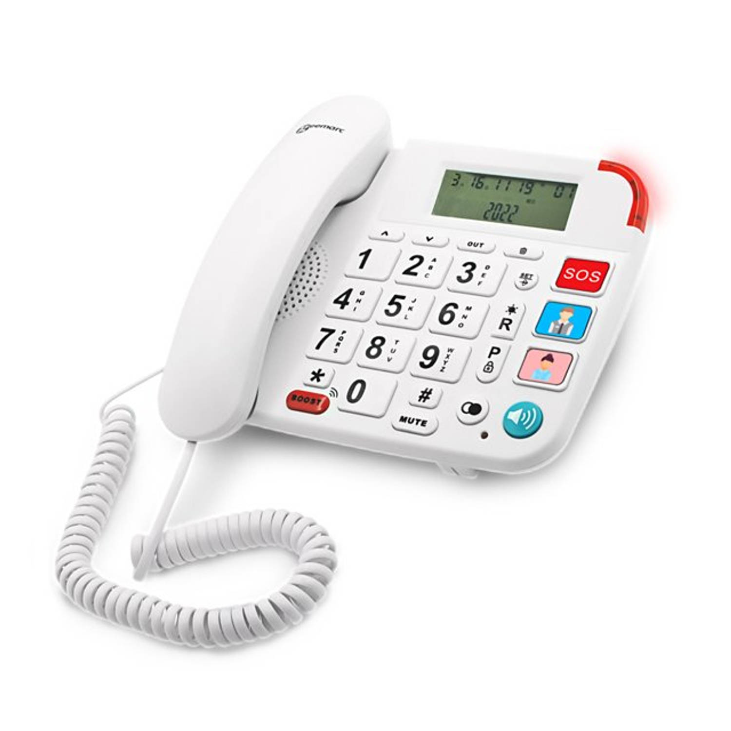 Geemarc Dallas 20 - Vaste telefoon met grote toetsen voor senioren