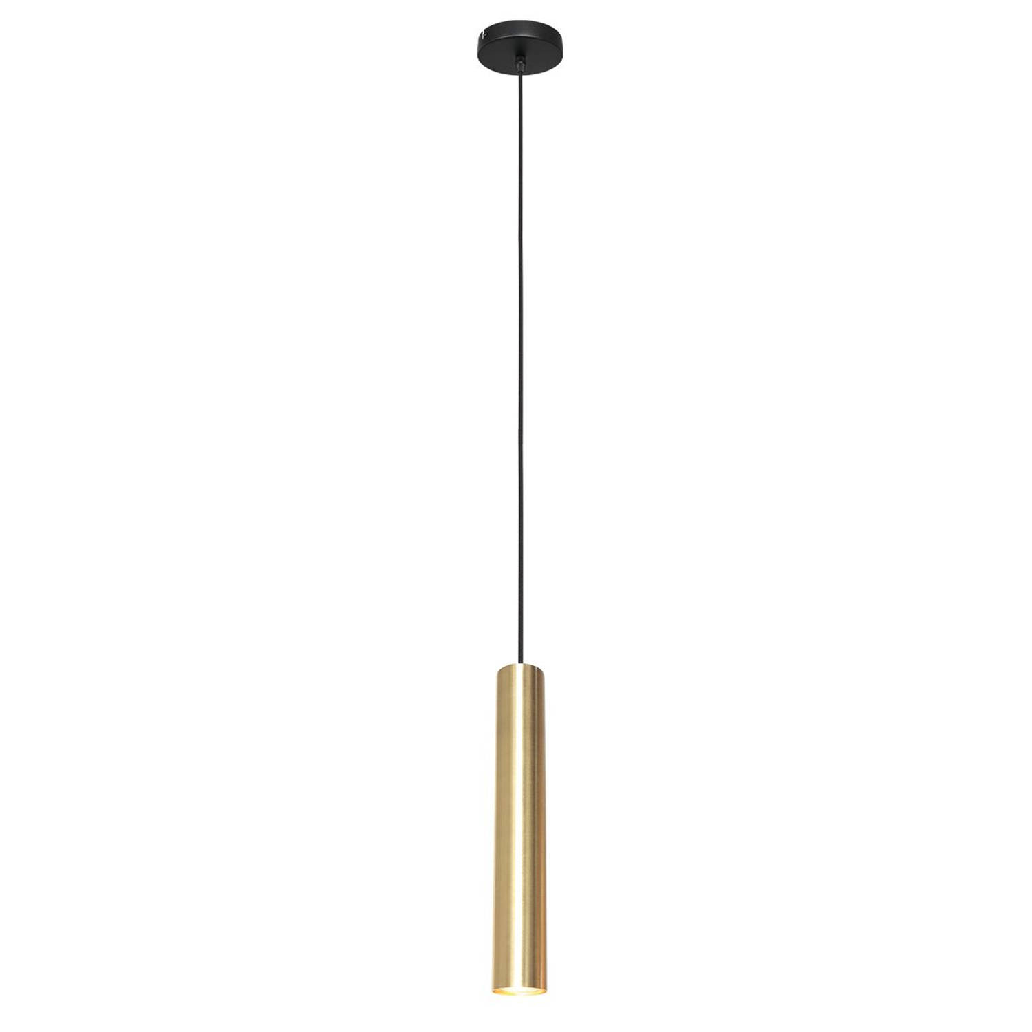 Steinhauer Tubel hanglamp - ø 10,5 cm - GU10 - messing