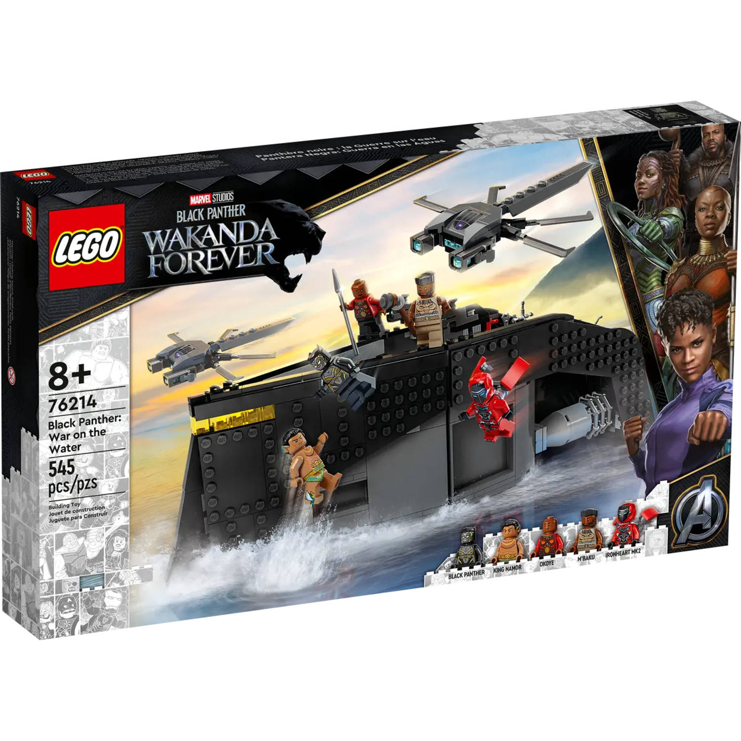 LEGO Black Panther Oorlog Op Het Water (76214)