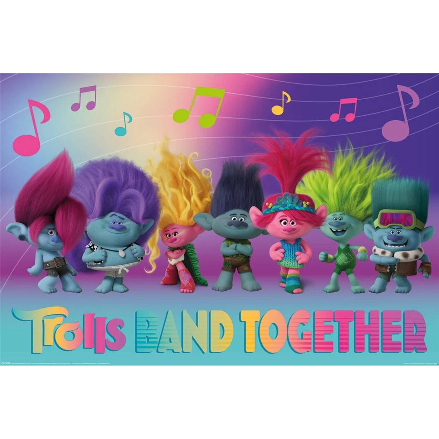 Poster Trolls Band Together Perfect Harmony 91,5x61cm