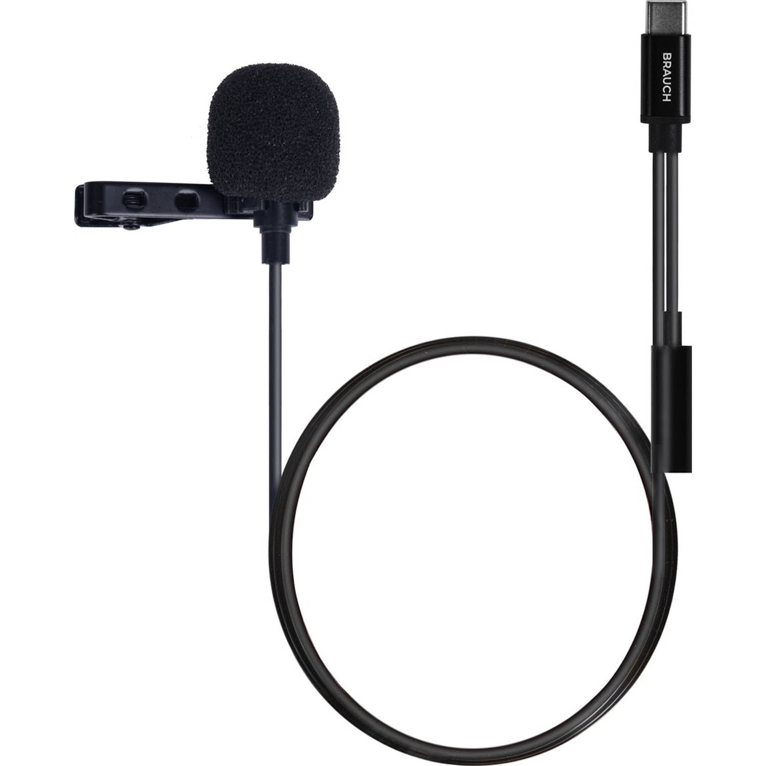 Brauch Lavalier Microphone PC-Smartphone-USB-C Compatibel met Koptelefoon Microfoon