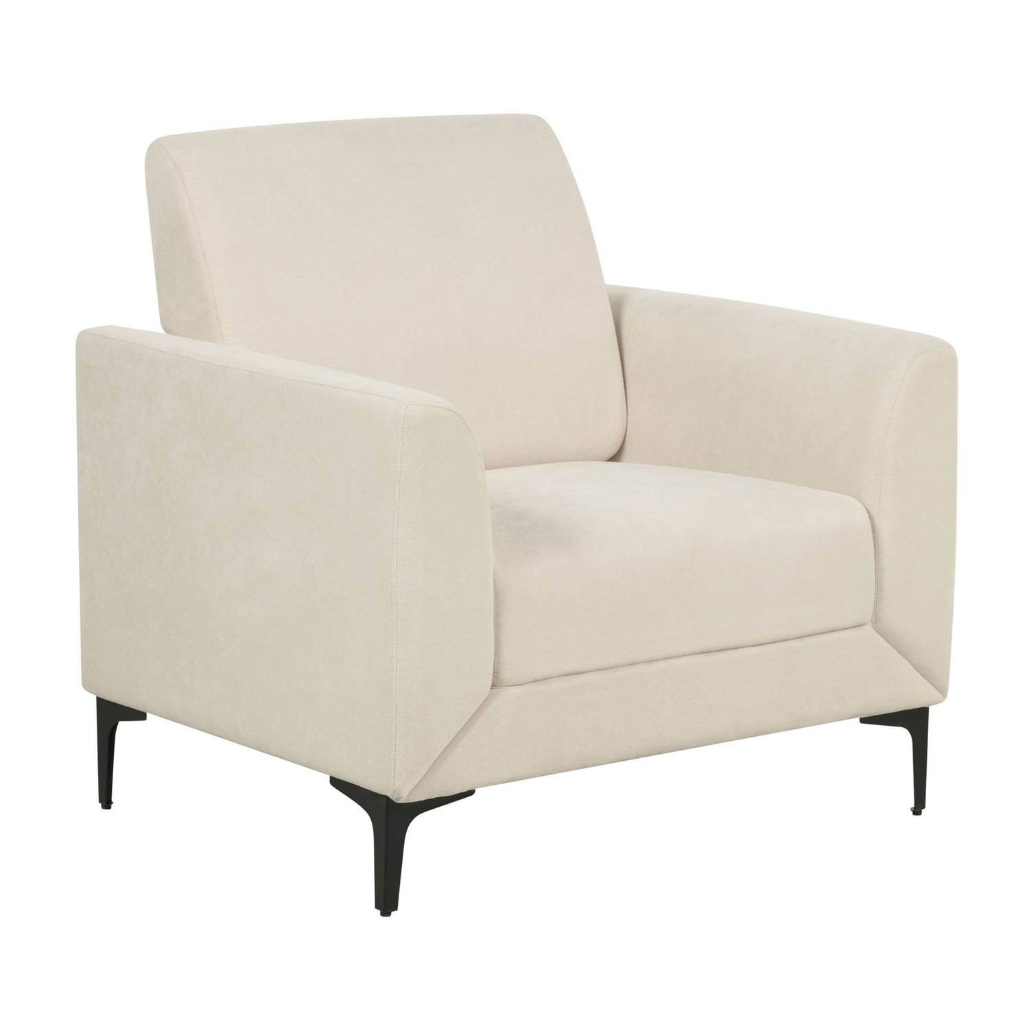 FENES - Fauteuil - Beige - Stof