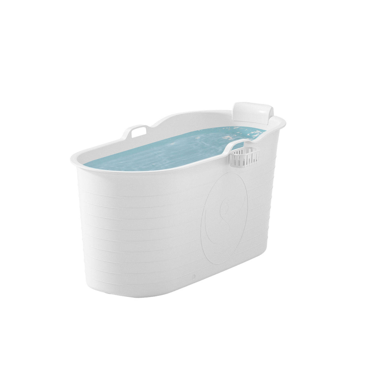 FlinQ Bath Bucket XXL Incl Massagefunctie 230L Wit