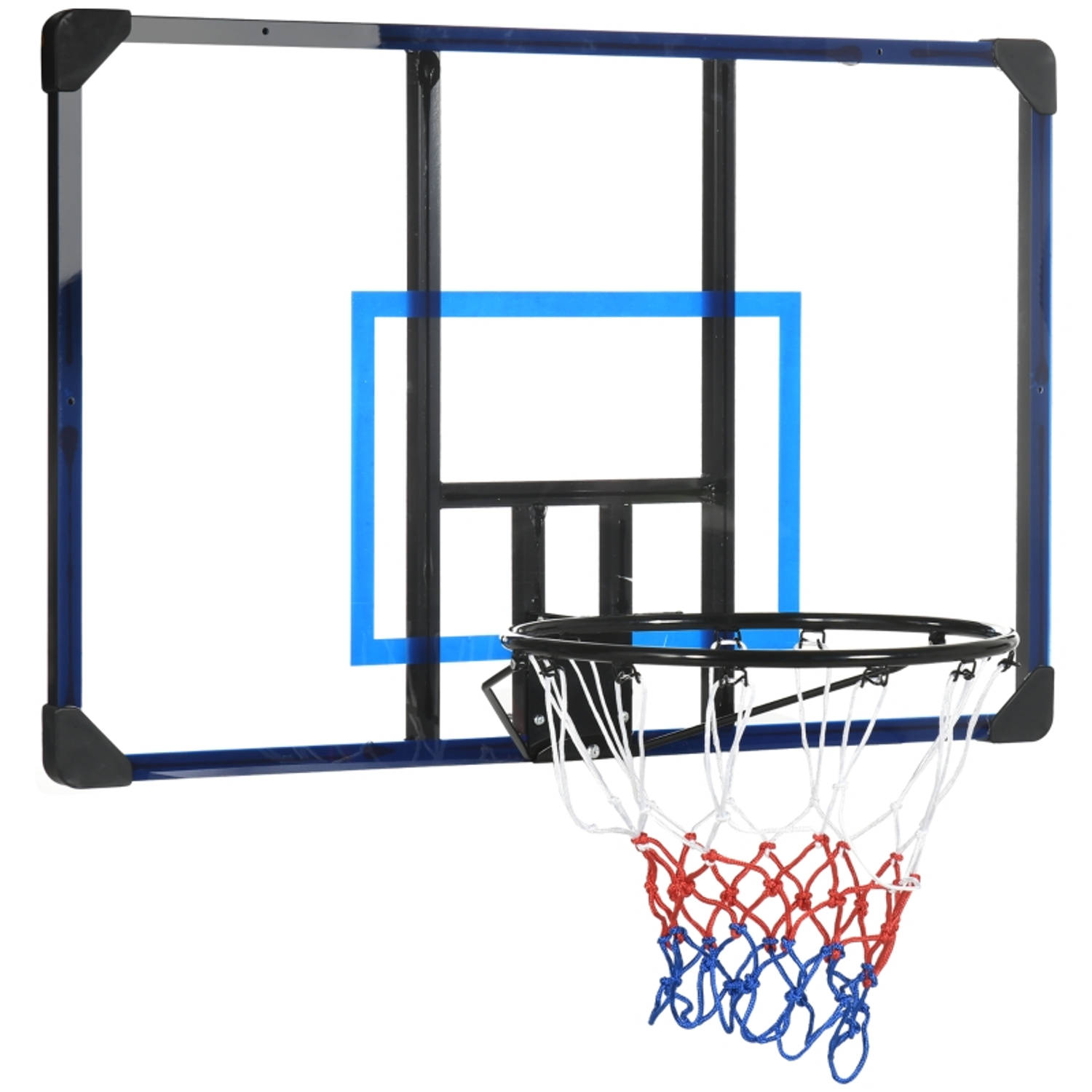 Basketbalring met universele muurbeugel Basketbal Speelgoed Buitenspeelgoed 113 x 61 x 73 cm