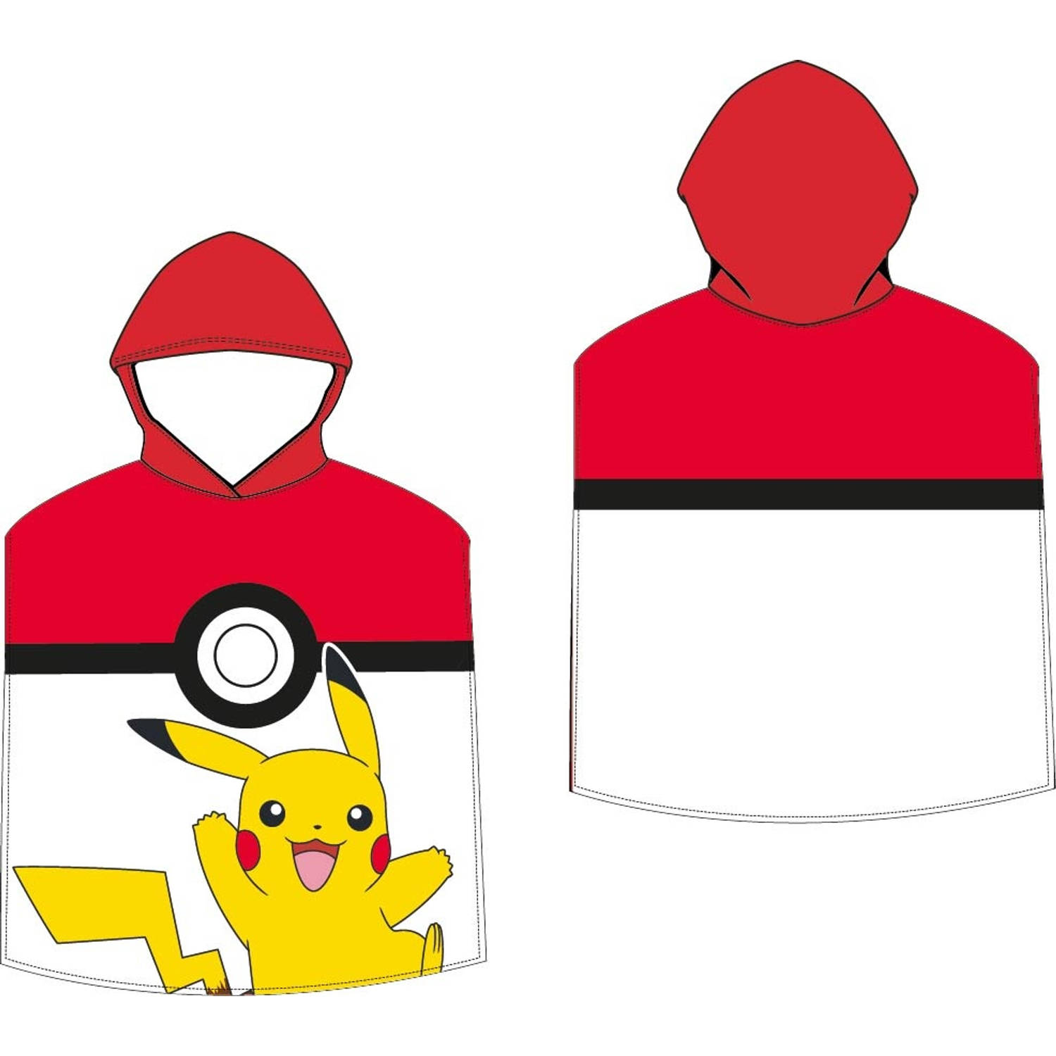 Pokémon Poncho-Badcape, Ball 50 x 115 cm Katoen