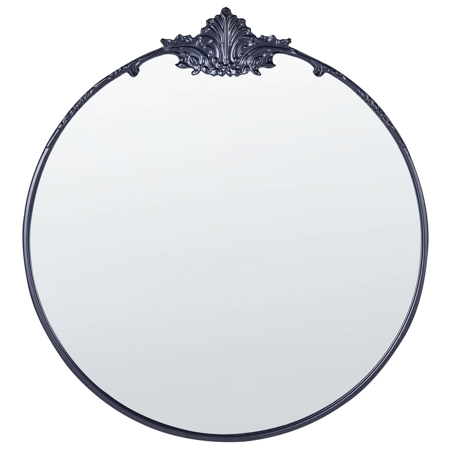 Beliani SOMMANT Decoratieve Spiegel-Zwart-IJzer