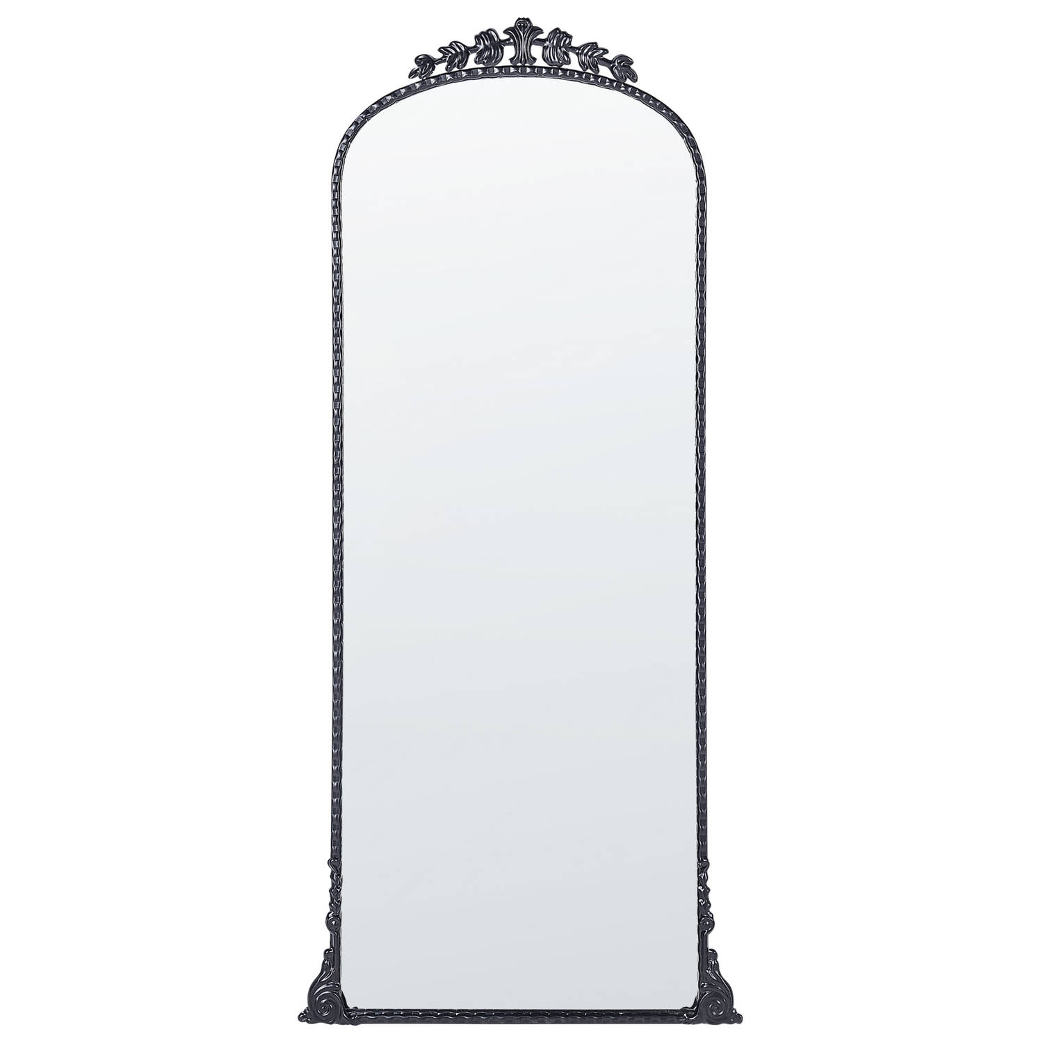 Beliani LIVRY Decoratieve Spiegel-Zwart-IJzer