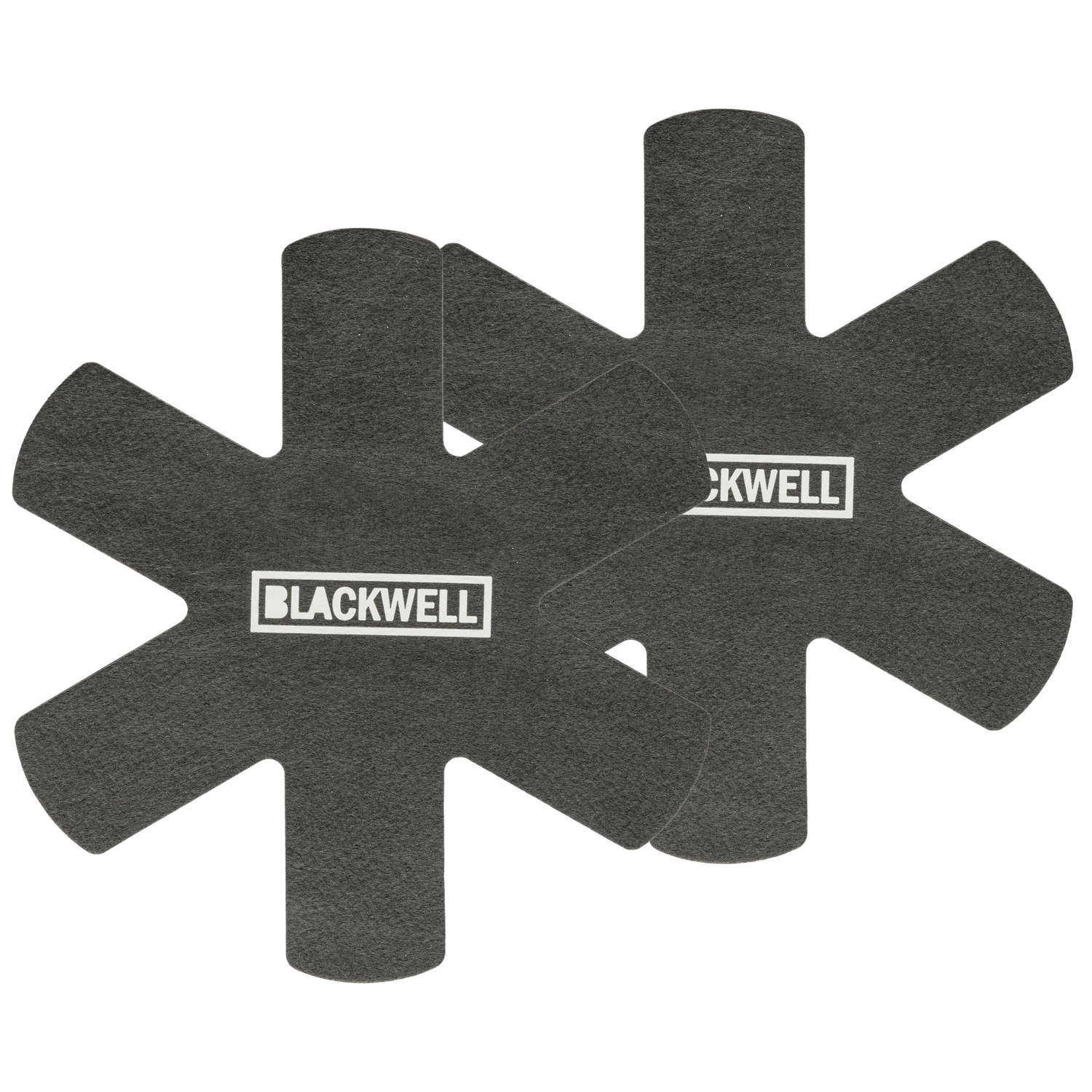 Blackwell Panbeschermers Zwart ø 38 cm - 2 stuks
