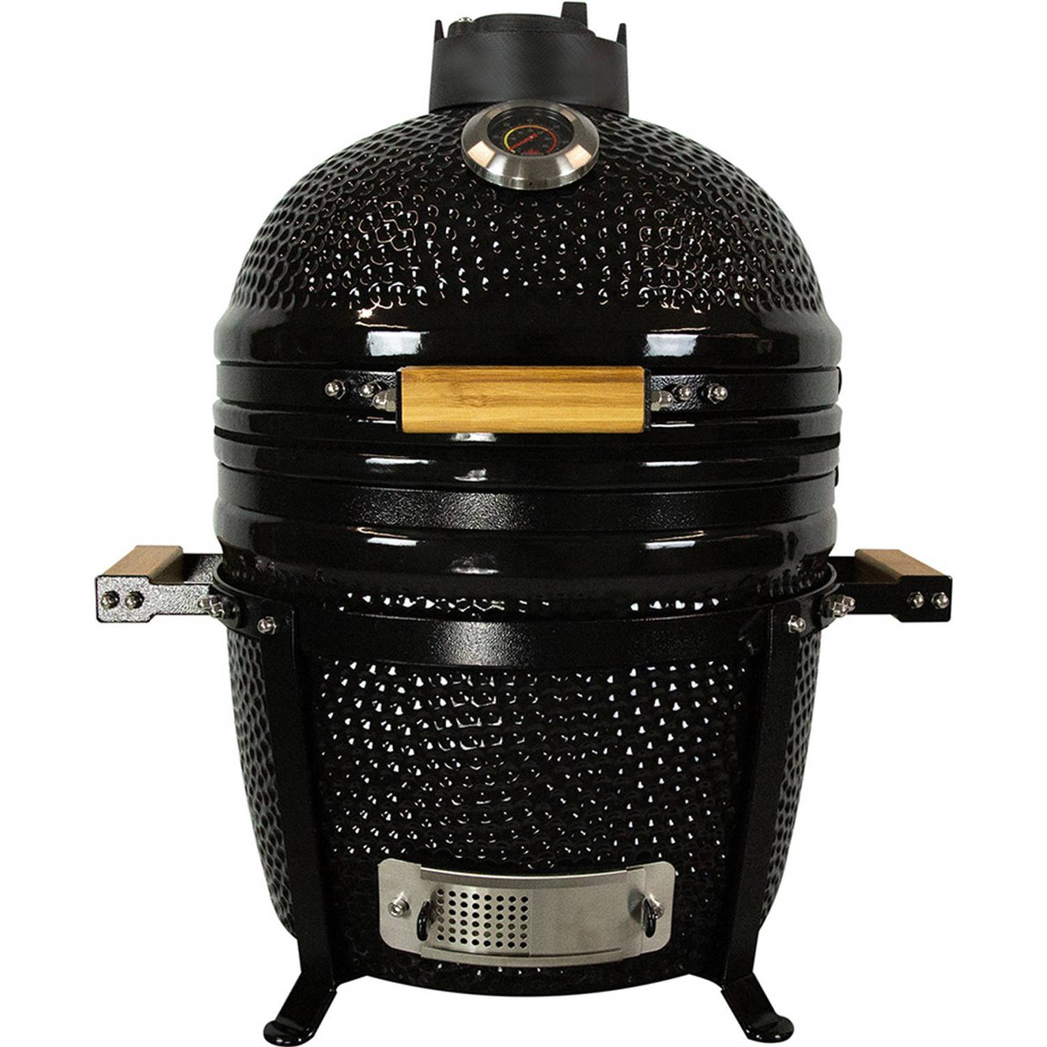 BluMill Kamado BBQ Houtskoolbarbecue Zwart Ø 33 cm