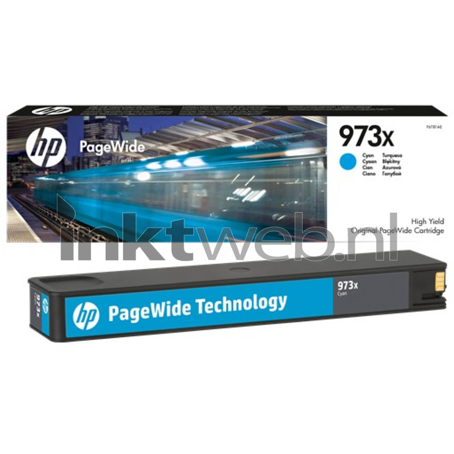 HP HP 973X high yield cyan original PageWide cartridge (F6T81AE)