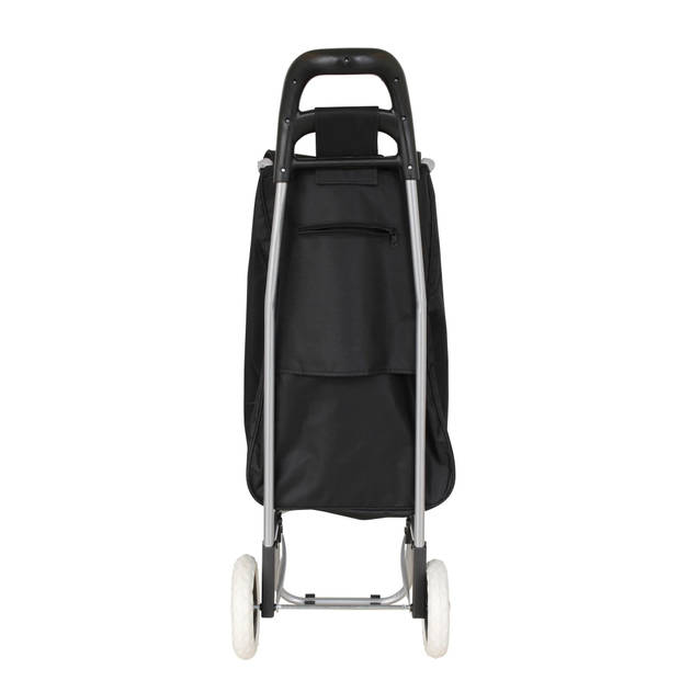 Benson Boodschappen trolley tas - inhoud 40 liter - zwart - met wielen - Boodschappentas -A 32 x 21 x 92 cm - Boodschapp