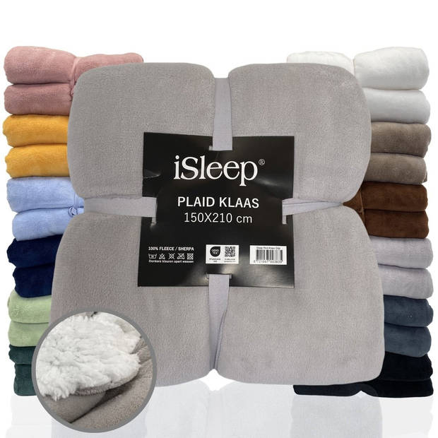 iSleep Plaid Klaas - Grijs