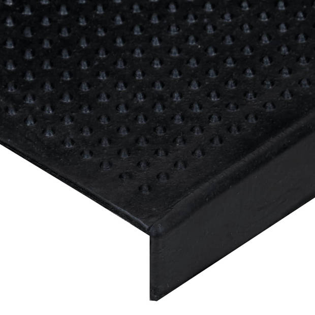 vidaXL Trapmatten 5 st 25x75 cm rubber