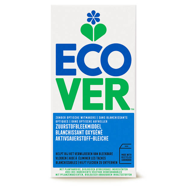 Ecover Bleekmiddel Voordeelverpakking 6 x 400g Zuurstofbleek Voor Helderwit Wasgoed