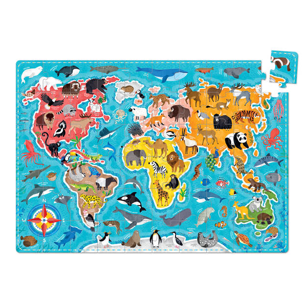 Banana Panda Puzzelliefde dieren over de wereld (60 pcs)