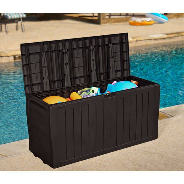 Keter Marvel Plus Opbergbox - 270L - 116.7x44.7x57cm - Antraciet