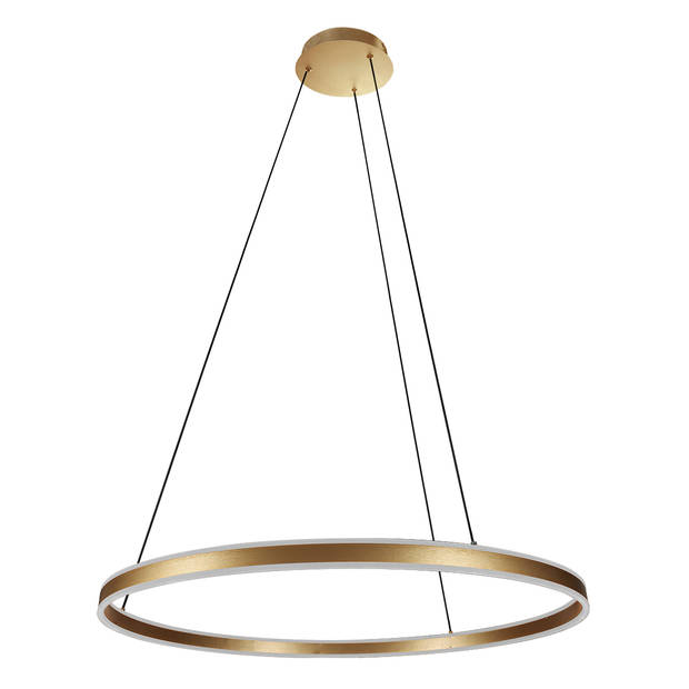 Steinhauer hanglamp Ringlux - goud - metaal - 80 cm - ingebouwde LED-module - 3675GO