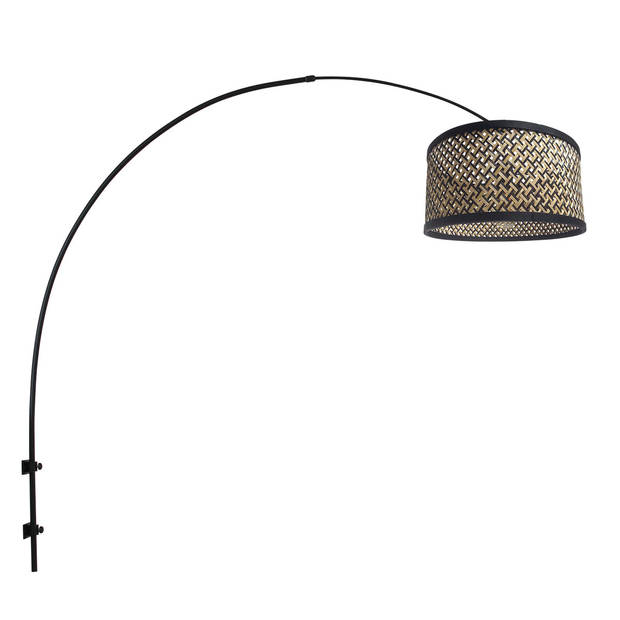 Steinhauer wandlamp Sparkled light - zwart - metaal - 3695ZW