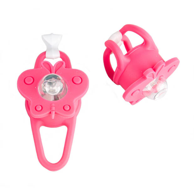 PexKids Verlichtingsset LED Vlinder met siliconen strap rood