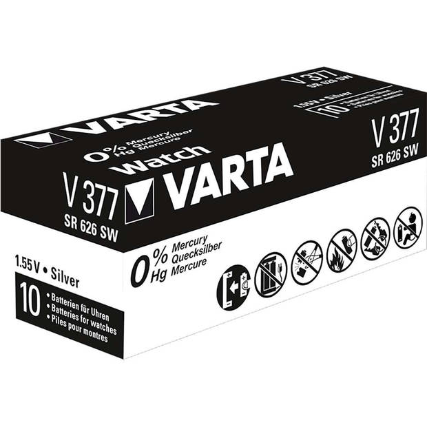 Varta Silver Oxide 377 (626SW) forniturenpack 1