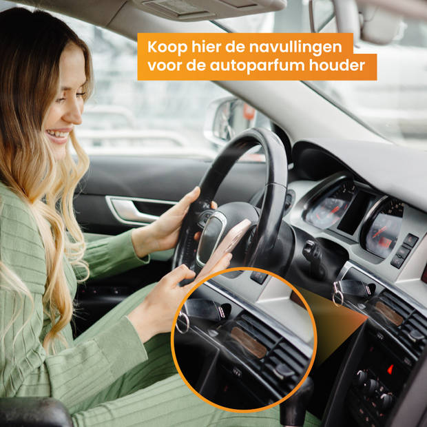 R2B® Autoparfum Navulling - Combiset Van Alle Geuren - 5 Stuks - Auto Geurverfrisser - Luchtverfrisser - Autogeur - Auto