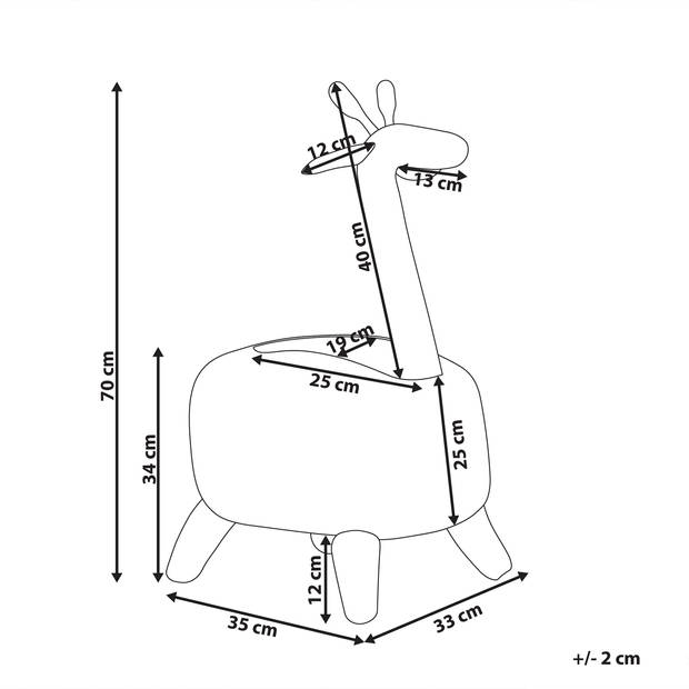 Beliani HAINAN - Mand-Lichte houtkleur-Rotan