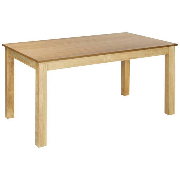 Beliani MADURA - Eettafel-Lichte houtkleur-MDF