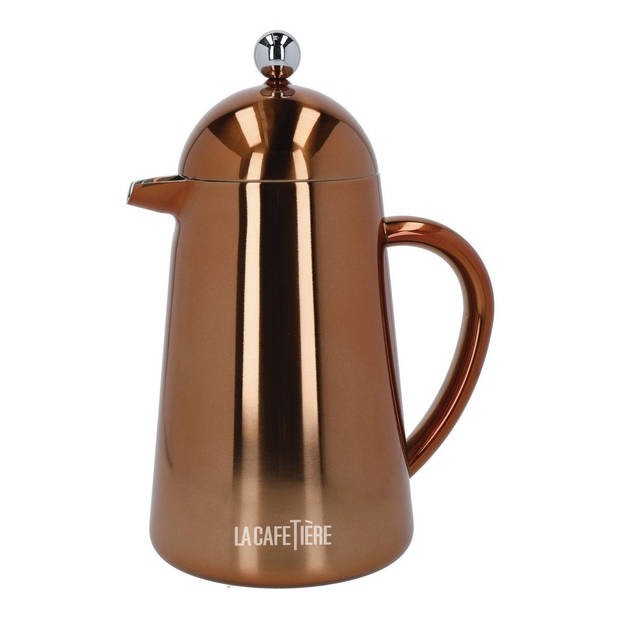 La Cafetière Cafetiere Havana RVS / Copper - Dubbelwandig - 1 Liter / 7 kops