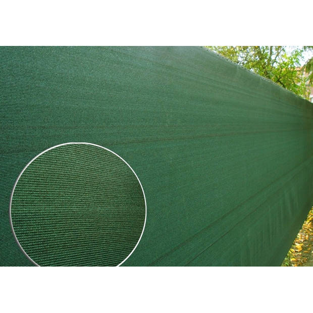 Hanse® Tuinscherm privacy scherm - 5 mtr lang, 180cm hoog - groen