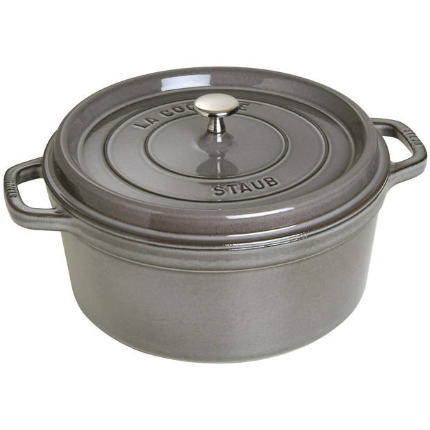 Staub Braadpan Cocotte Grafietgrijs - ø 28 cm / 6.7 liter