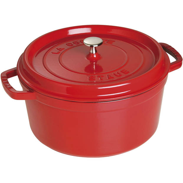 Staub Braadpan / Cocotte - Kersenrood - ø 30 cm / 8.35 liter