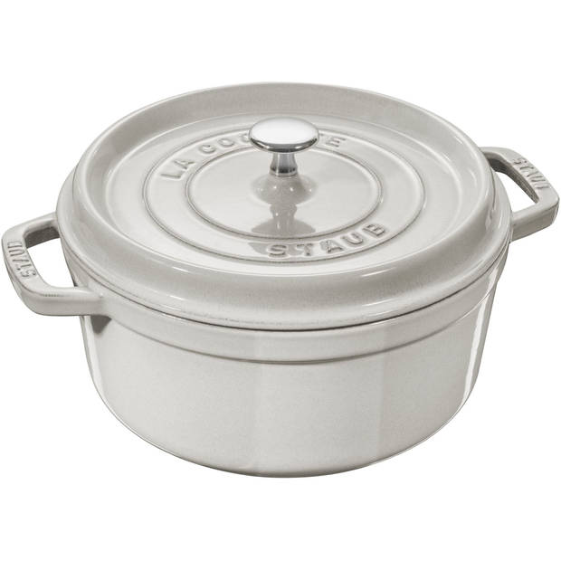 Staub Braadpan / Cocotte - White Truffle - ø 28 cm / 6.7 liter