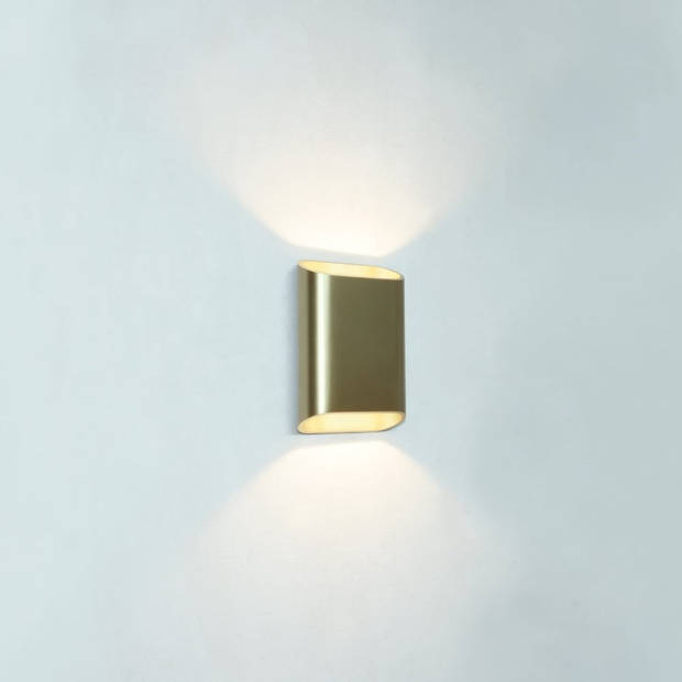 Artdelight Wandlamp Diaz Small H 15 cm goud