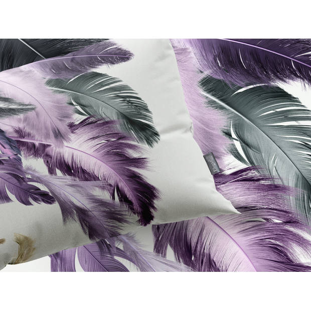 Eleganzzz Dekbedovertrek Micropercal Purple Flow - paars 140x200/220cm