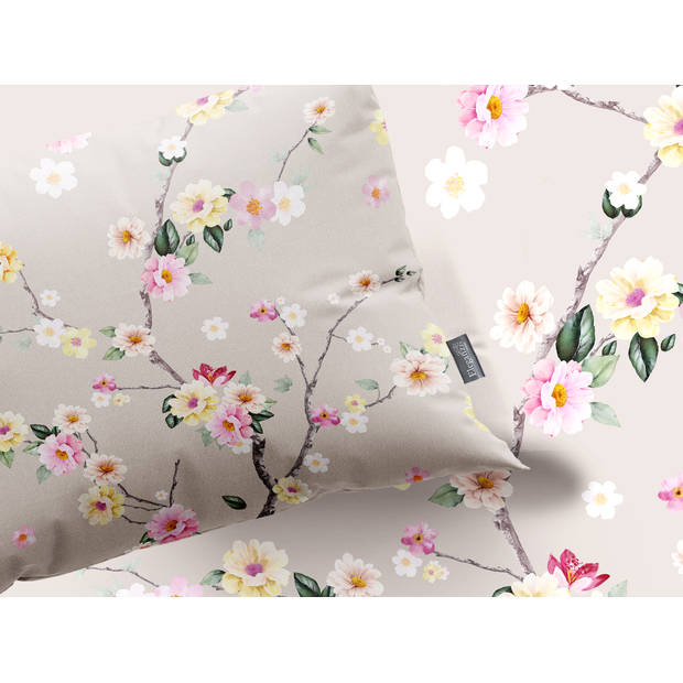 Eleganzzz Dekbedovertrek Micropercal Spring Breeze - roze 240x200/220cm