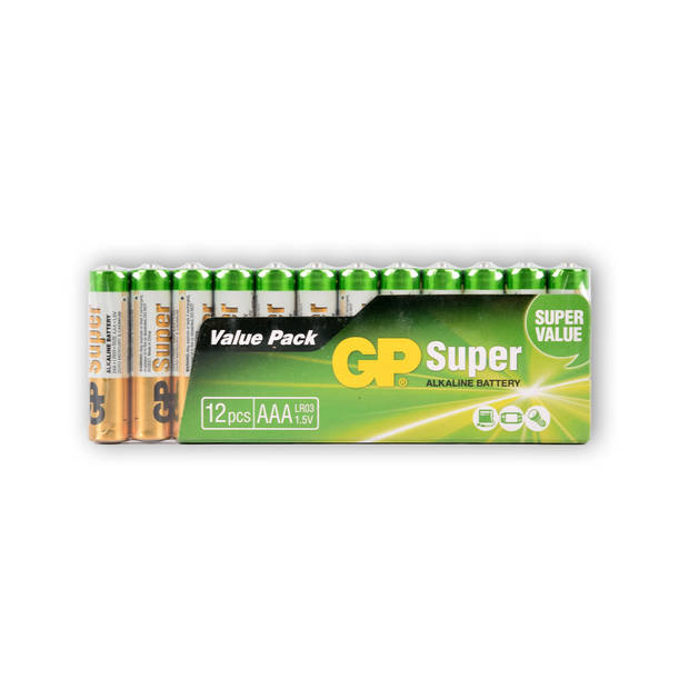 1 set van 12 stuks Batterijen Alkali -Manganese alkaline batterijen 1.5V