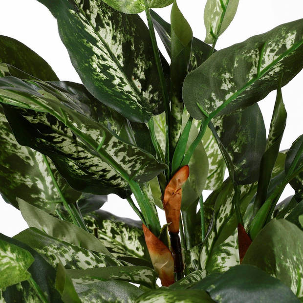 Groene Dieffenbachia kunstplant 70 cm met pot - Kunstplanten