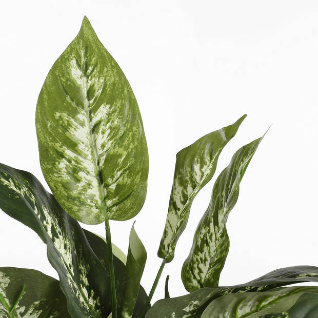 Groene Dieffenbachia kunstplant 70 cm met pot - Kunstplanten