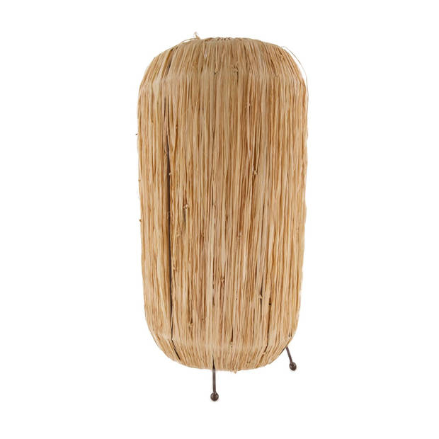 DKNC - Staande lamp Kendall - Raffia - 28x28x58cm - Beige