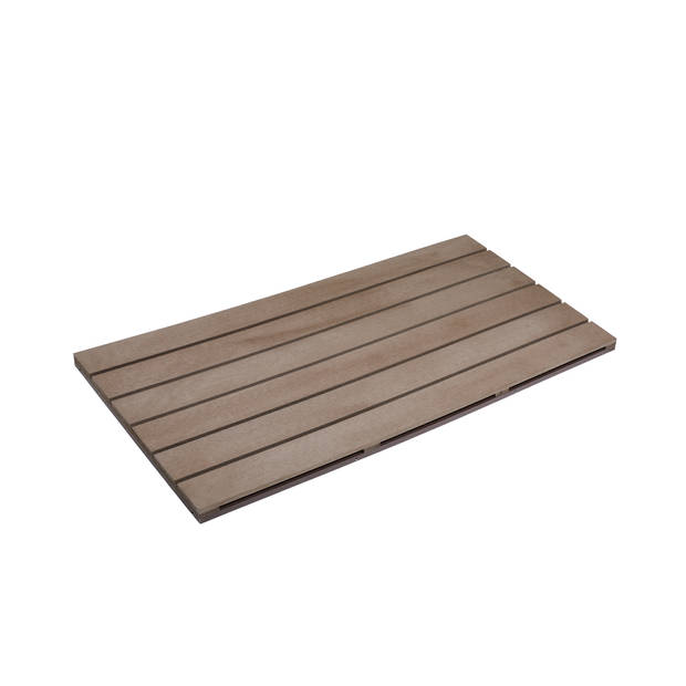 Evolar Bottom Panel voor Airco Omkasting Walnut Grey WPC Small