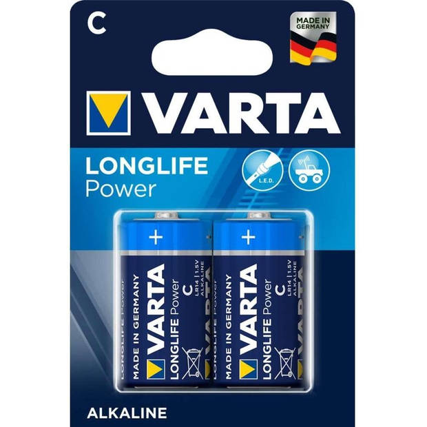 Varta - Longlife Power 2x C-cell Alkaline