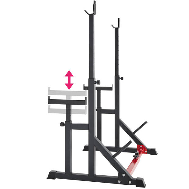 tectake® - squat rek - squat rack - Creed - robuust - 404237