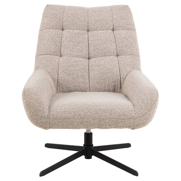 Pary fauteuil draaifunctie beige.